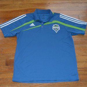 Seattle Sounders Adidas Polo Shirt